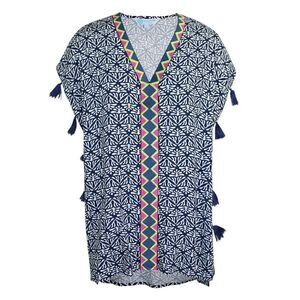 Escapada Living Embroidered Joana Tassel Top Size Medium